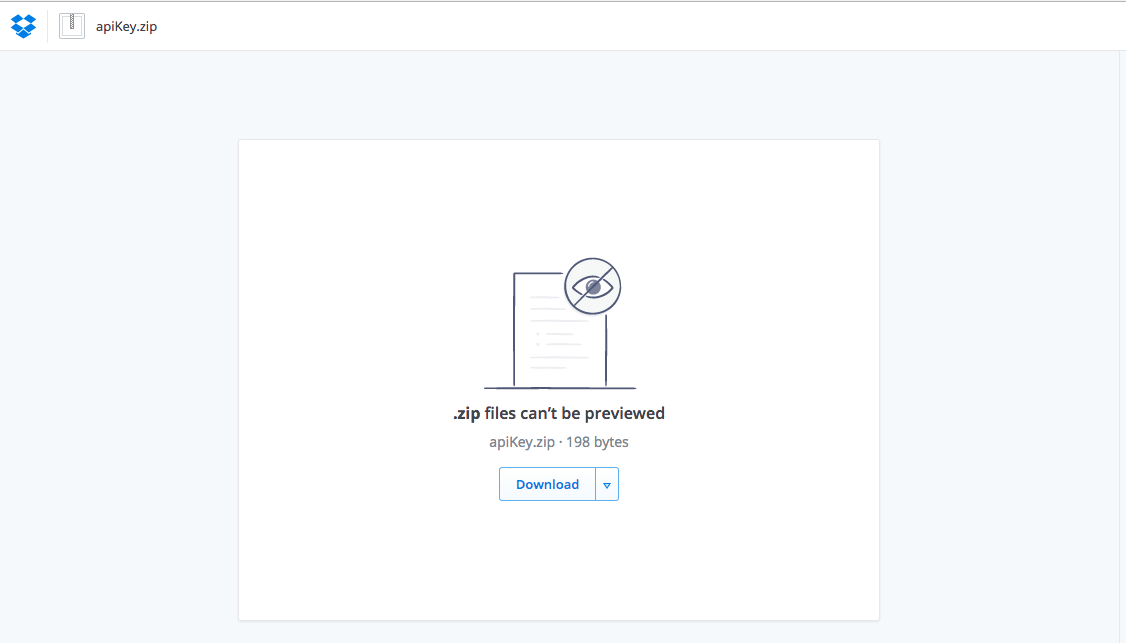 DropBox no preview